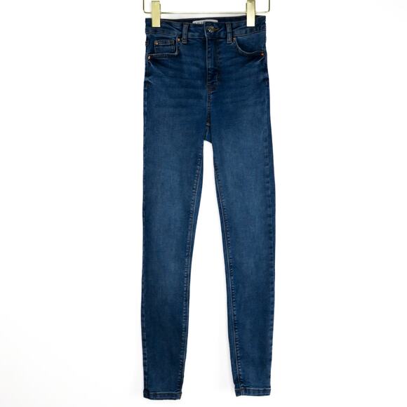 Denim Co. Dark Wash Pencil Straight Primark Skinny Jeans Size 0 - Picture 1 of 5
